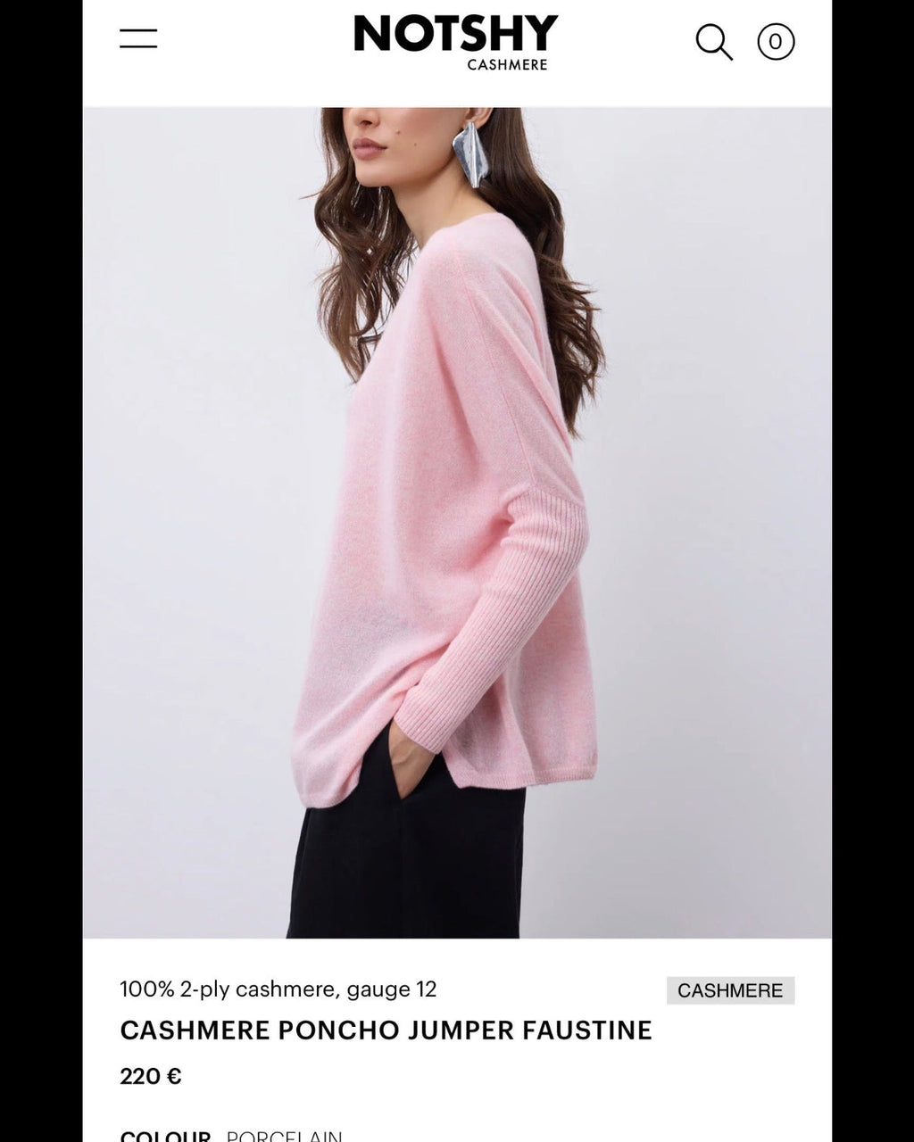 Colourful cashmere sweater by NOTSHY