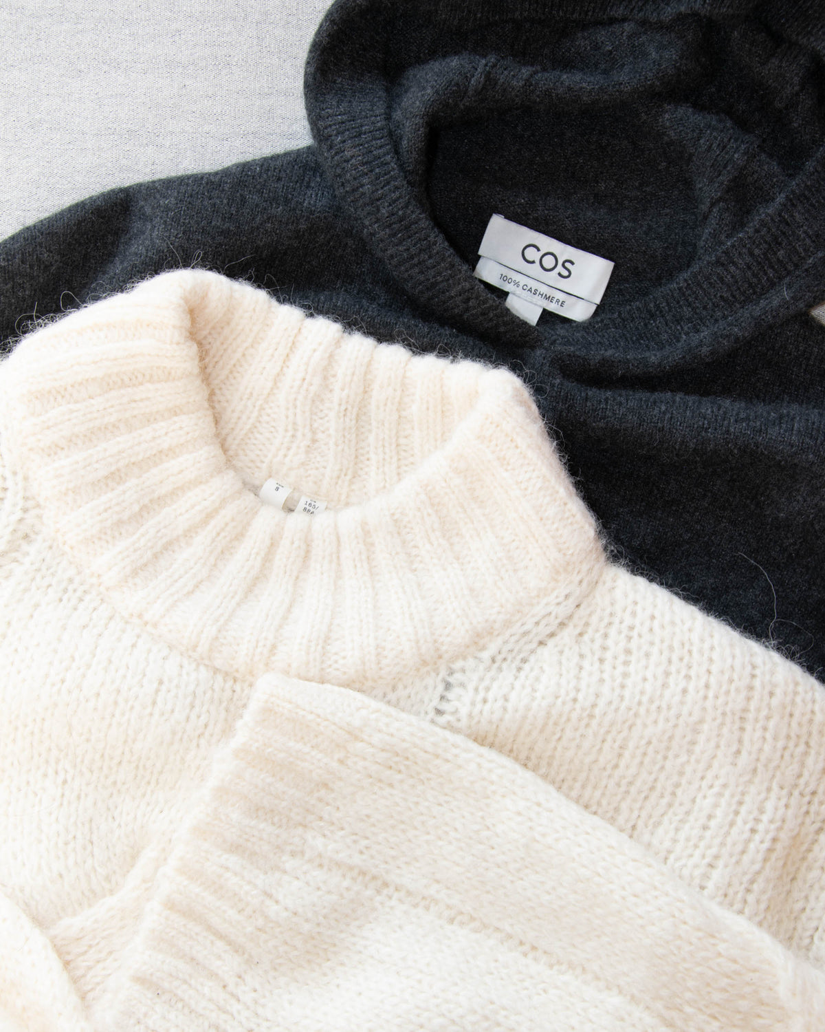 Cream wool and alpaca sweater by Arket