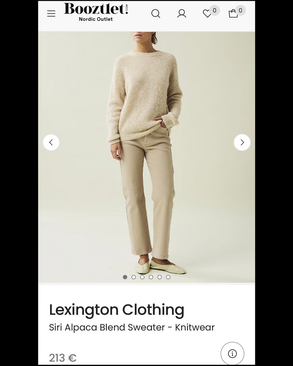 Mustard alpaca sweater by Lexington