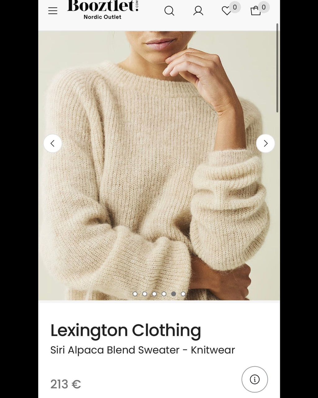 Mustard alpaca sweater by Lexington
