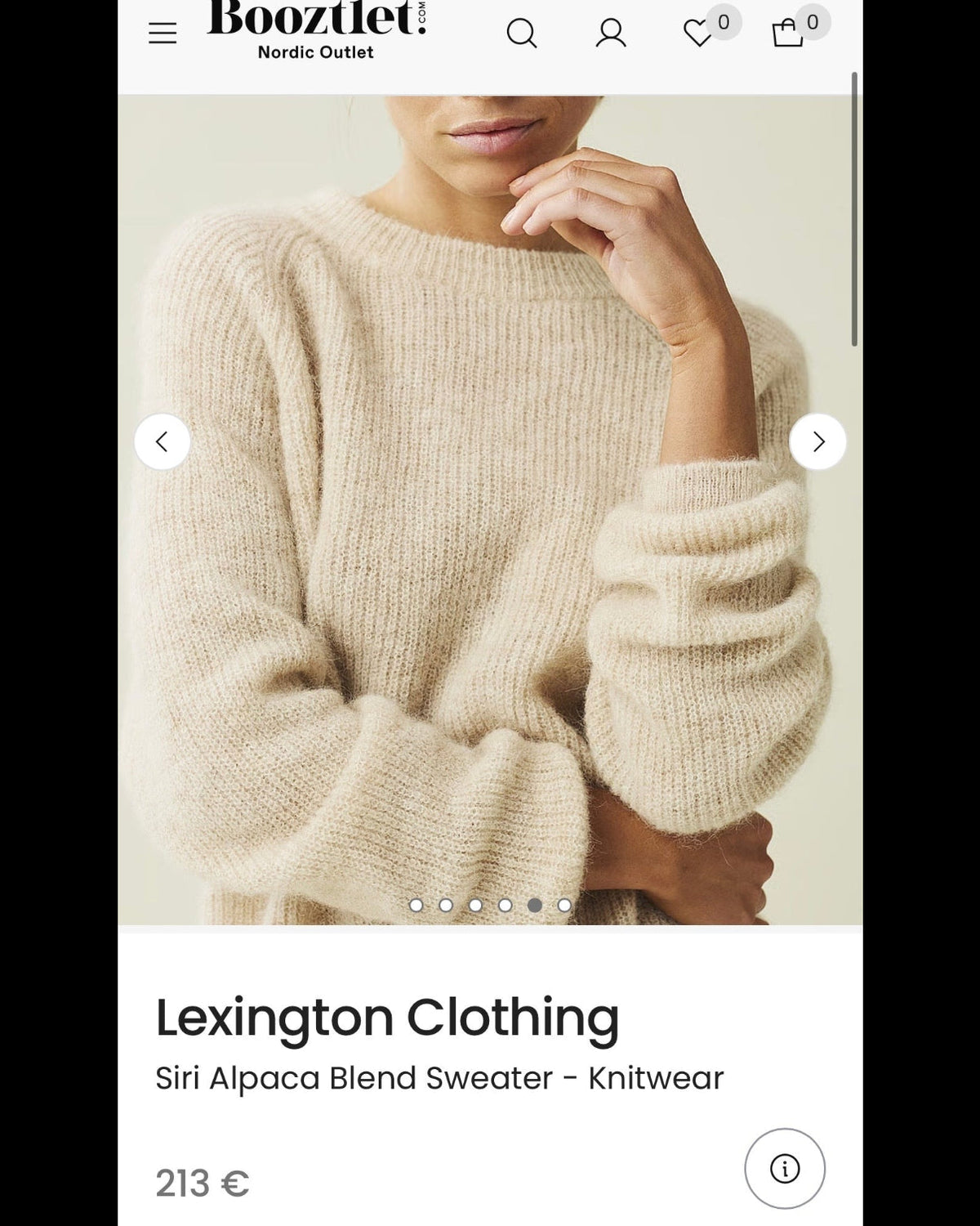 Mustard alpaca sweater by Lexington