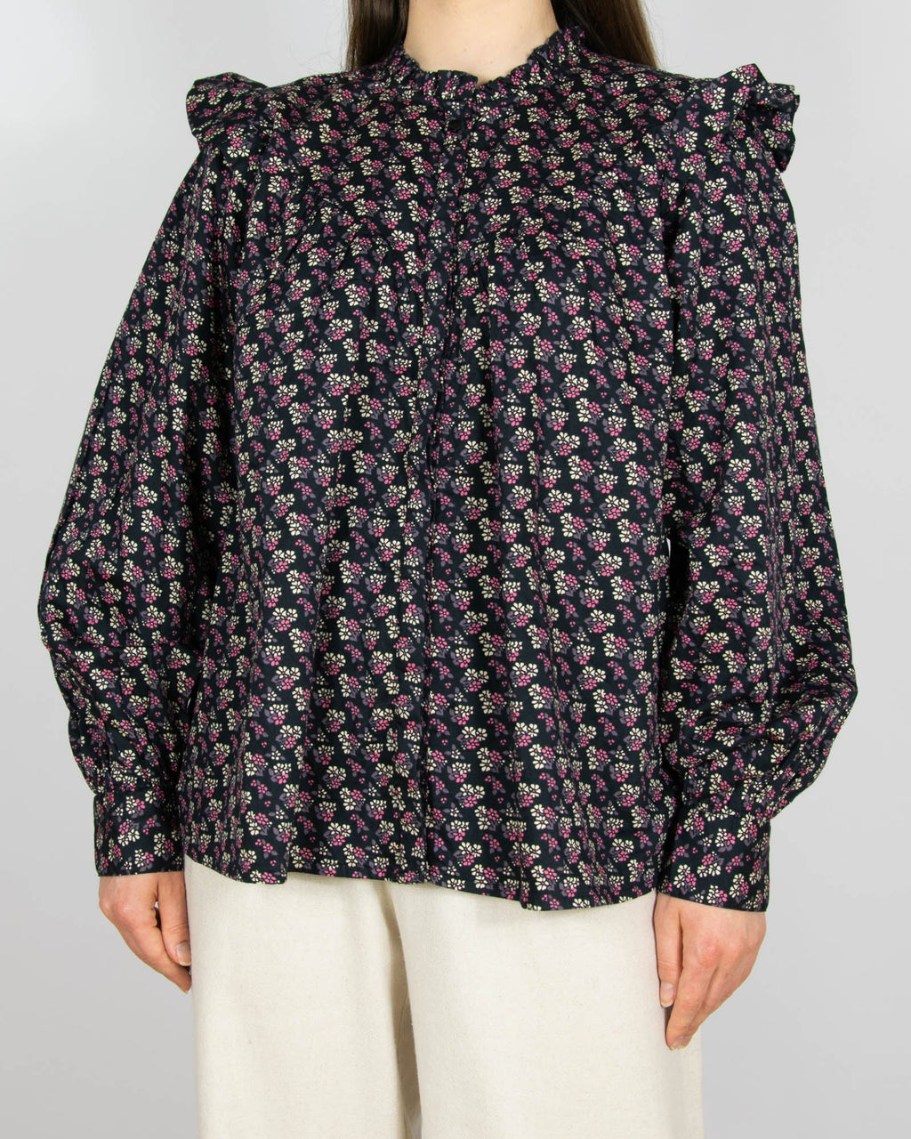 New floral cotton shirt by SOFIE SCHNOOR