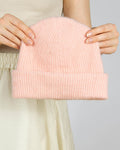 Pastel pink alpaca and wool hat by Lindex
