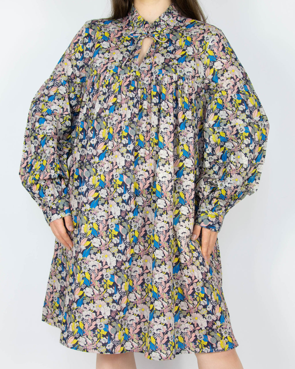 Colourful floral cotton dress by lollys laundry Copenhagen