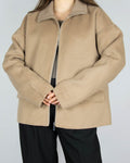Beige wool jacket by premium brand IVO NIKKOLO.