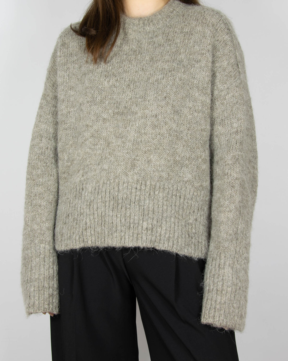 Beige wool and alpaca sweater by H&M Premium