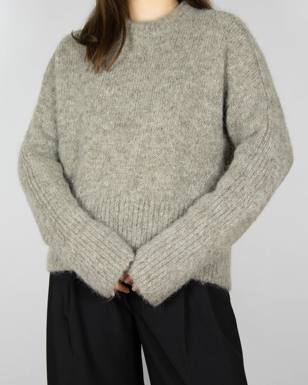 Beige wool and alpaca sweater by H&M Premium