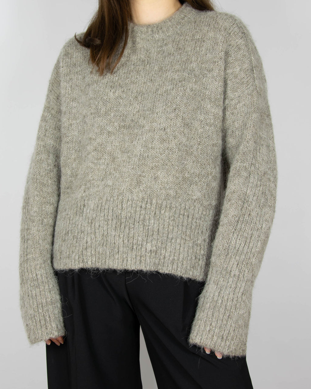 Beige wool and alpaca sweater by H&M Premium