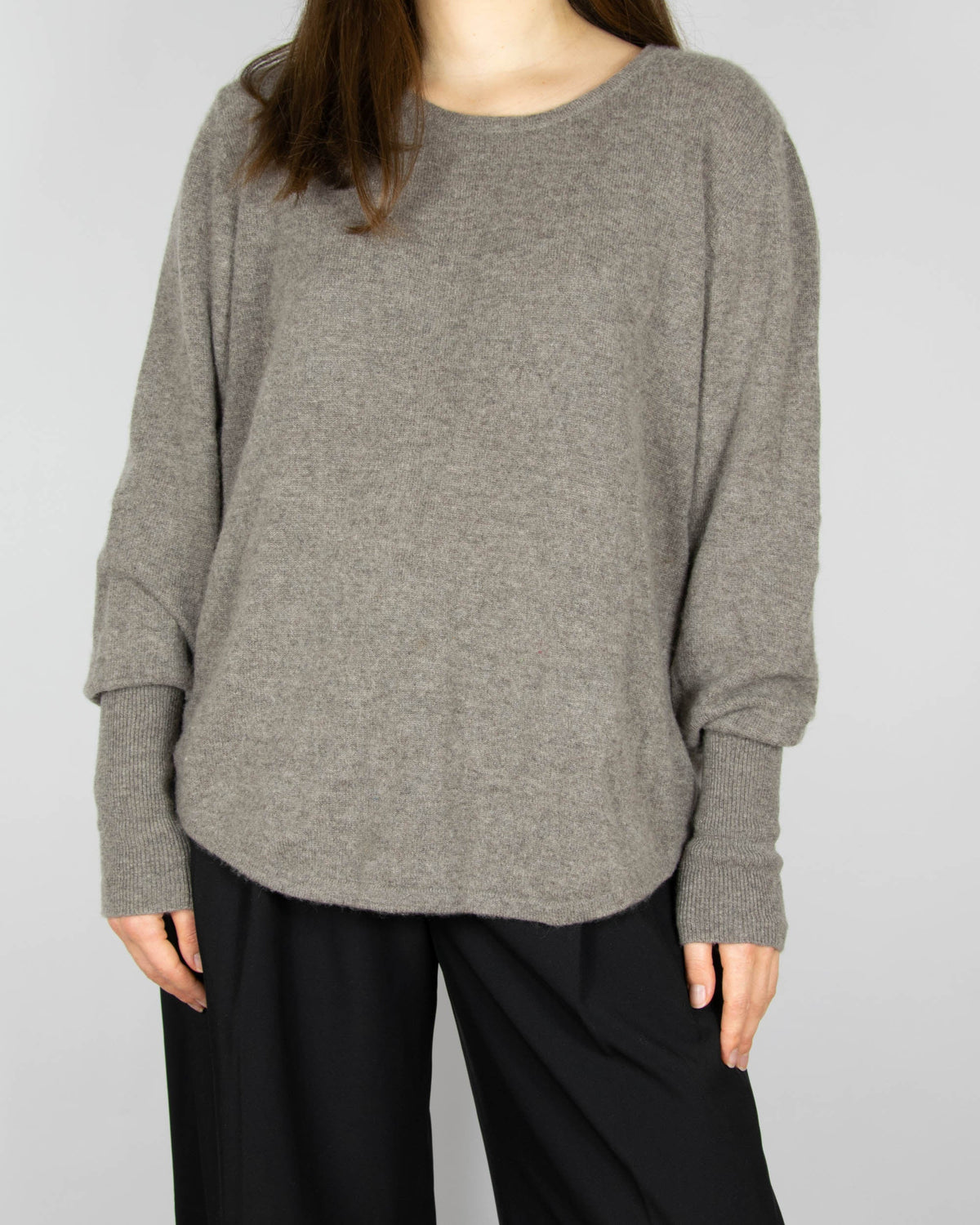 Beige cashmere sweater by Danish premium brand BENEDIKTE UTZON.