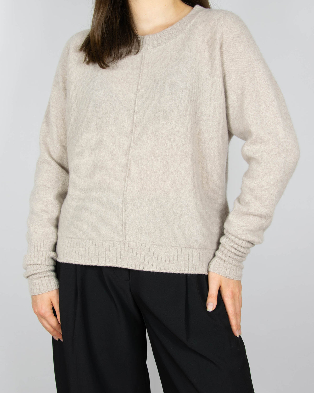Beige cashmere sweater by Joie
