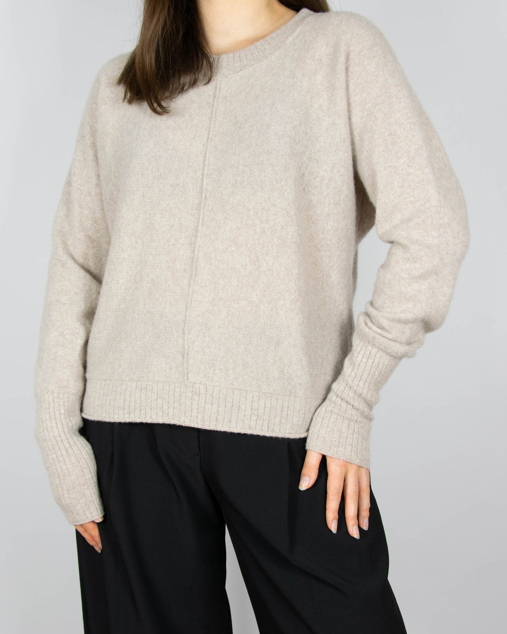 Beige cashmere sweater by Joie