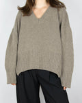 Beige merino wool and cashmere sweater by ONE AND OTHER