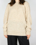 Beige alpaca and wool sweater by Arnie Says