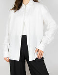 White linen shirt by Stenströms