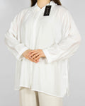 New white viscose shirt by MICHA
