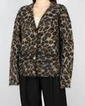Beige and brown leopard-print kid mohair and wool sweater by DAY Birger et Mikkelsen