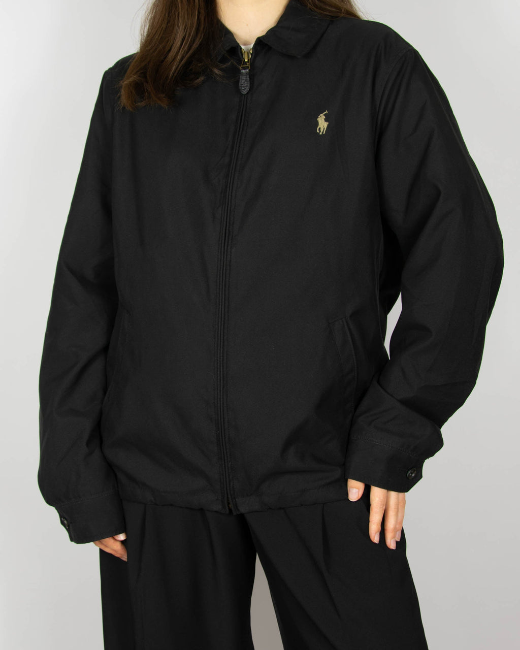 Dark brown Harrington jacket by Ralph Lauren