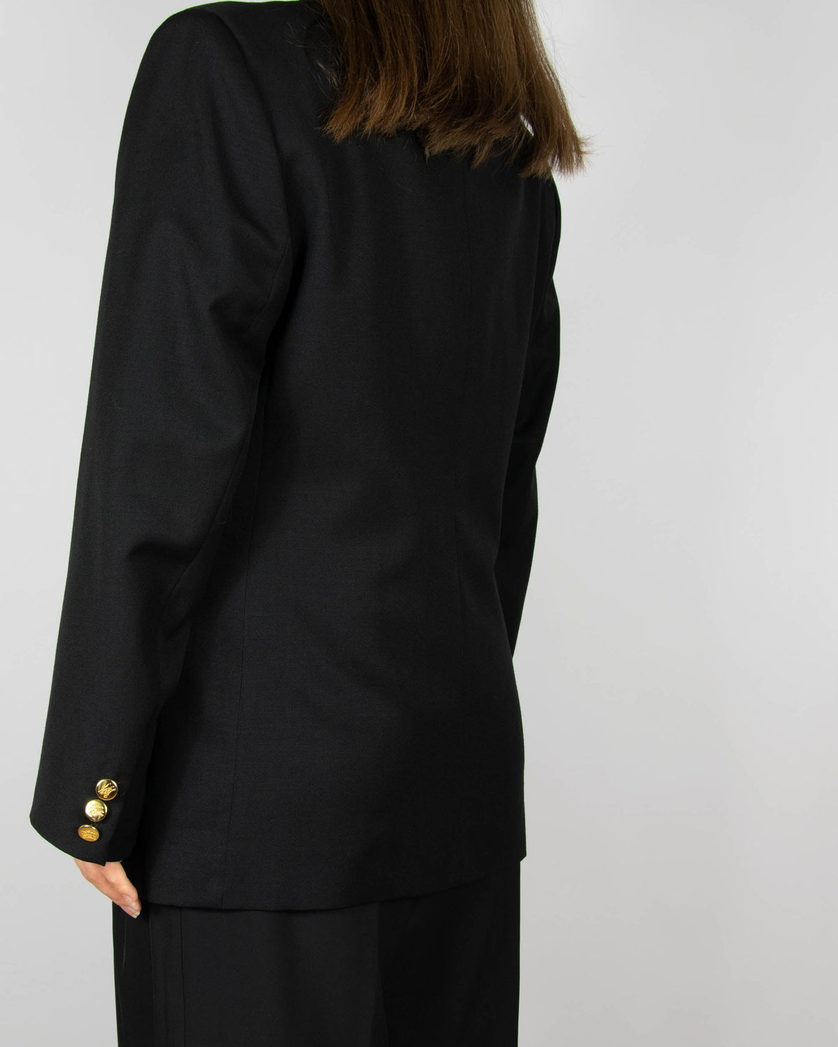 Black wool blazer by Burberrys