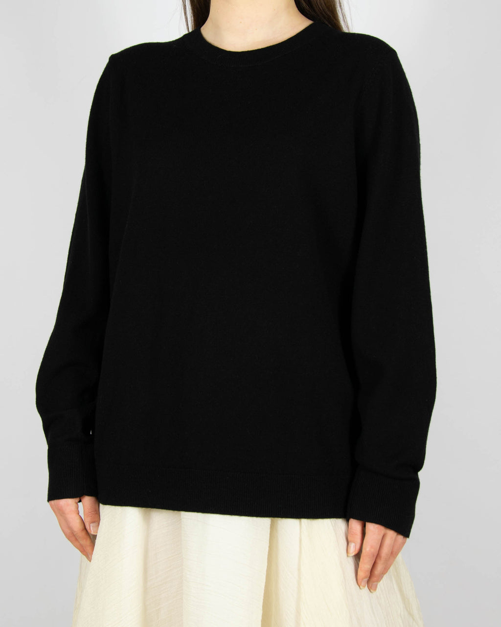 Black merino wool sweater by Scandinavian brand Days Like This