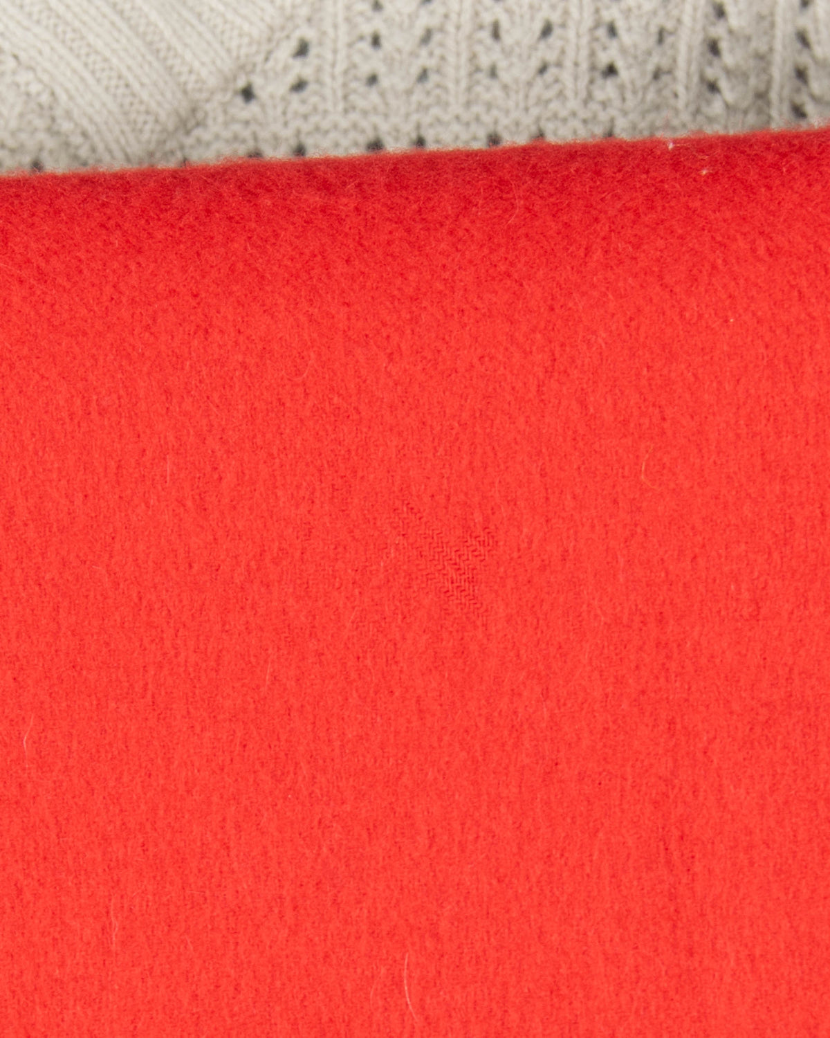 Red cashmere scarf by Aspinal of London