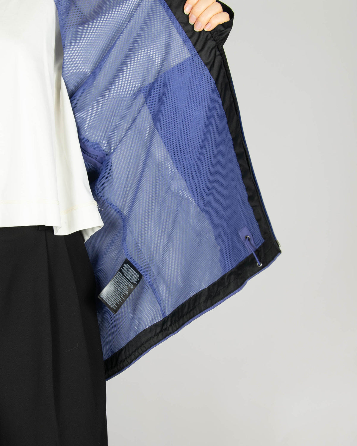 Purple and black DryVent rain jacket by The North Face