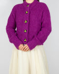 Fuchsia wool and alpaca sweater by H&M Premium Selection