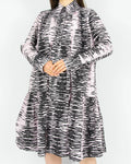 New pink and black organic cotton dress by GANNI