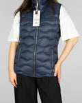 Navy women's down vest by Danish brand NIMBUS CPH