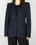 Granatowa wełniana blazer marki premium Filippa K