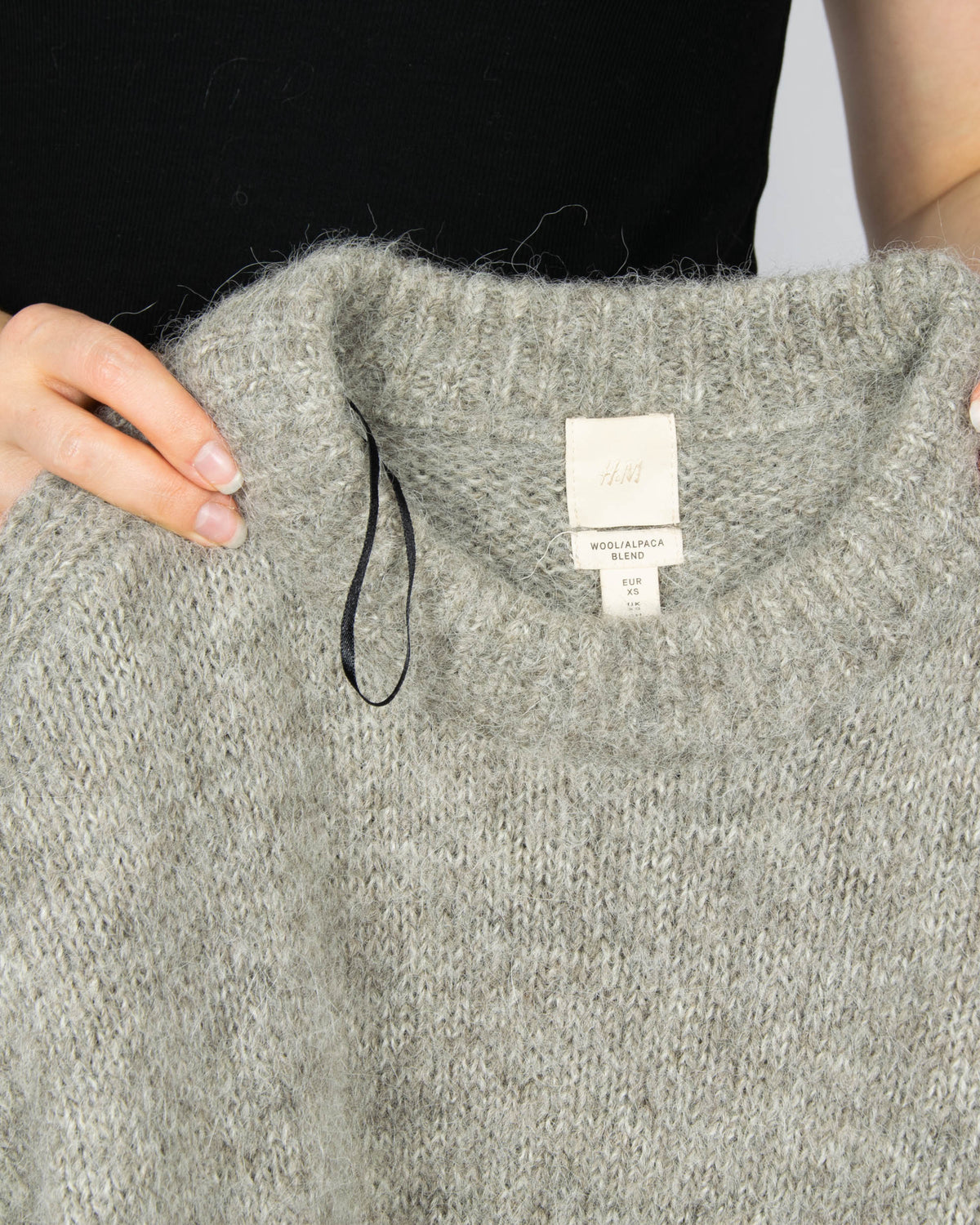 Beige wool and alpaca sweater by H&M Premium