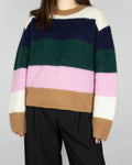 Striped alpaca and wool blend sweater by COS.