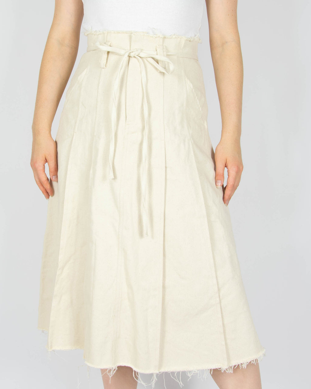 Cream denim skirt by & Other Stories