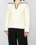 Cream cotton sweater by ARKET
