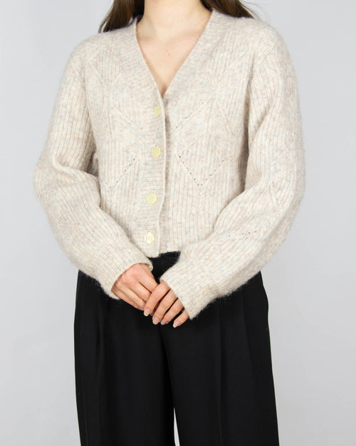 Cream wool and alpaca cardigan by & Other Stories