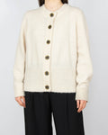 Cream wool and alpaca cardigan by Scandinavian brand SELECTED FEMME