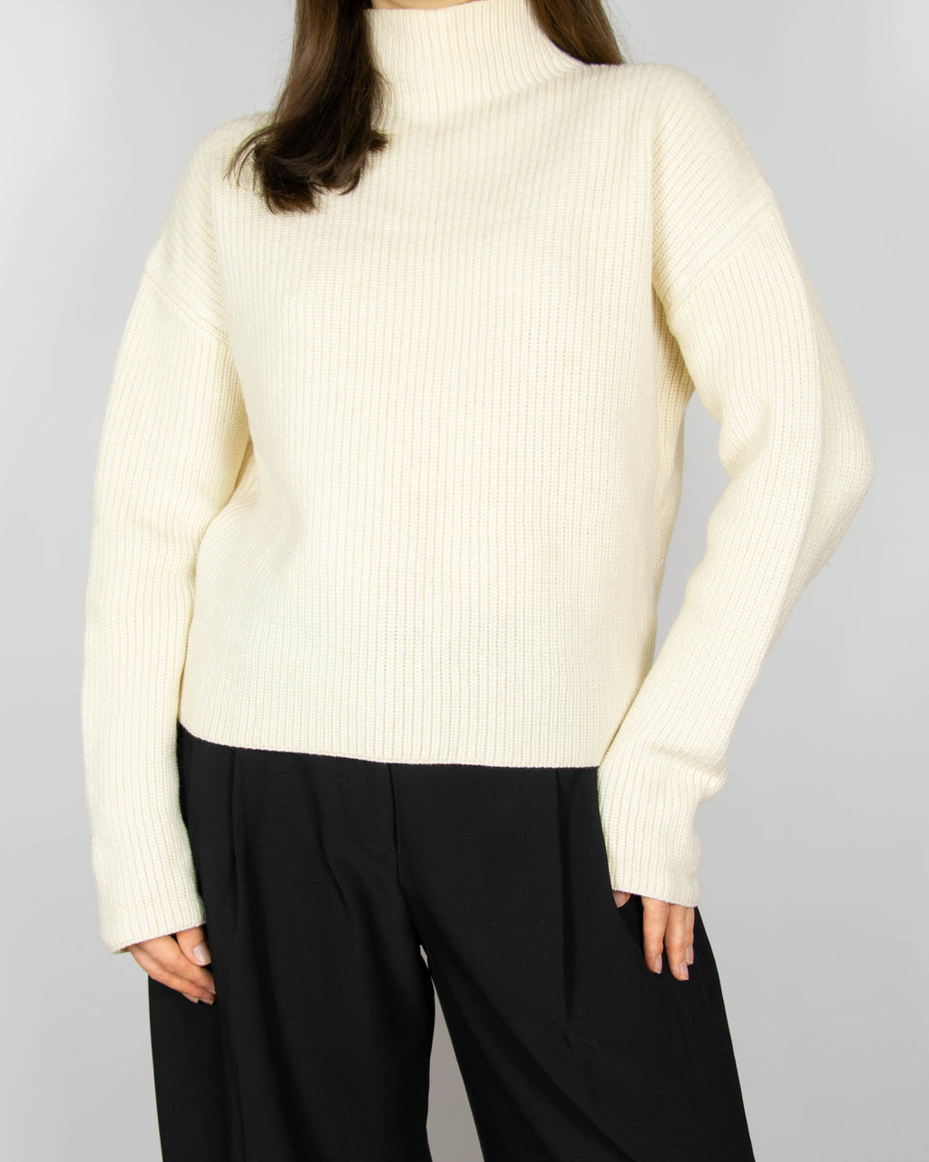 Cream merino wool sweater by Filippa K