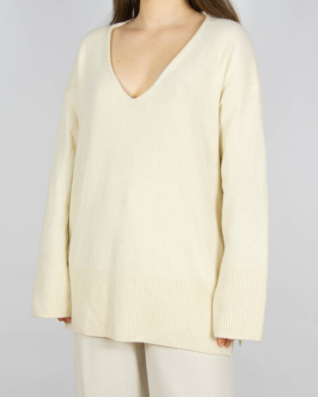 Cream wool sweater by Primark Edit