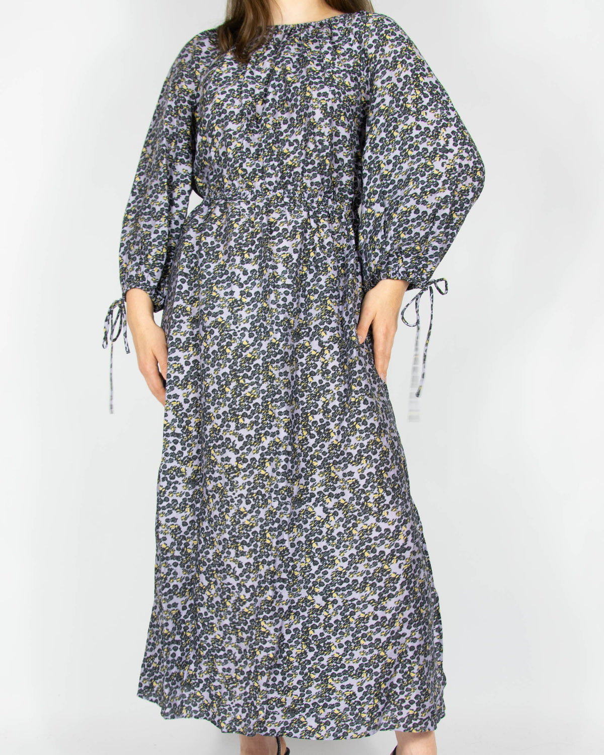 Lilac open-back lyocell dress by & Other Stories