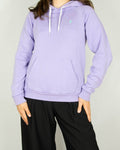 Lilac cotton hoodie by Ralph Lauren