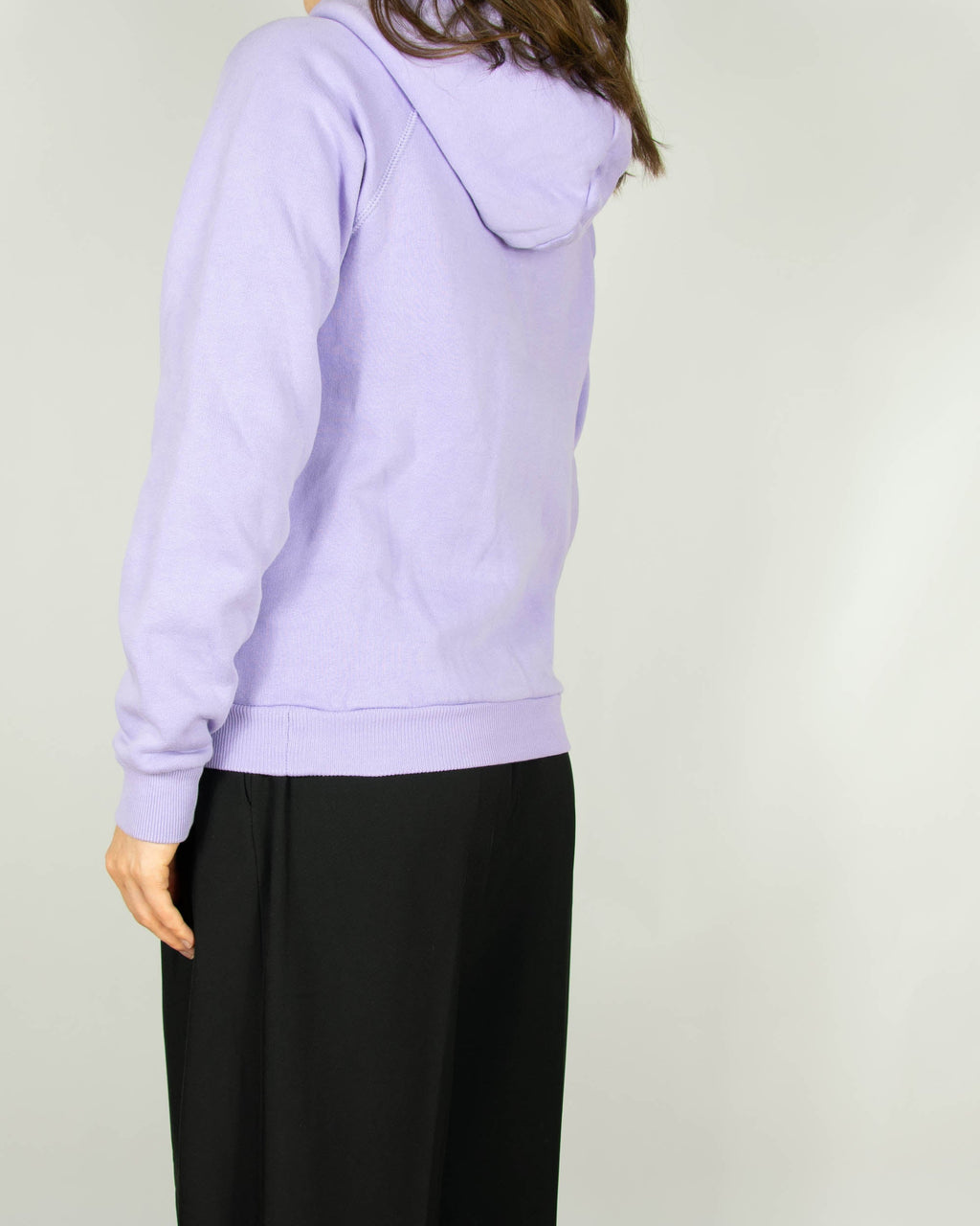 Lilac cotton hoodie by Ralph Lauren
