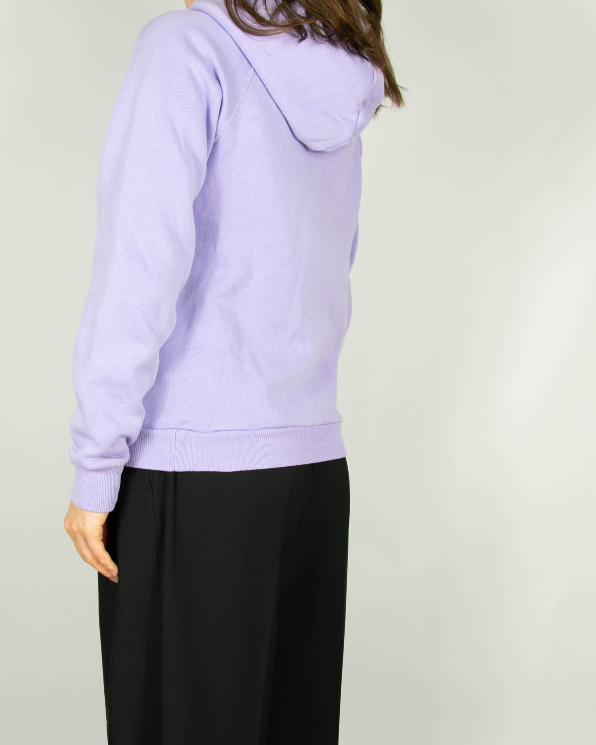 Lilac cotton hoodie by Ralph Lauren