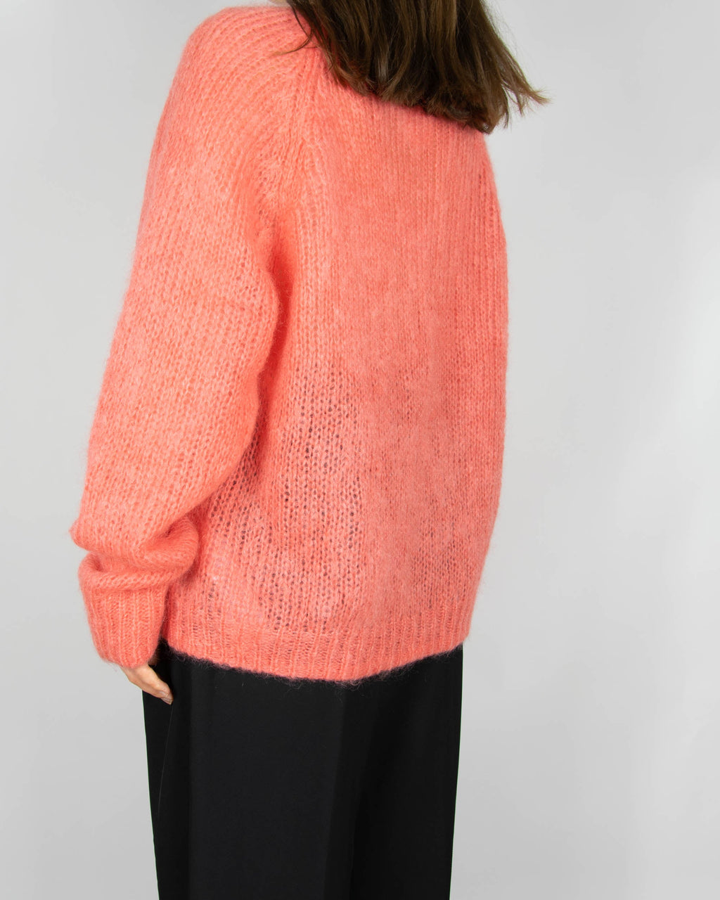 Raspberry pink mohair sweater by Part Two