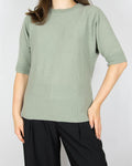 Pistachio cashmere sweater by H&M Premium