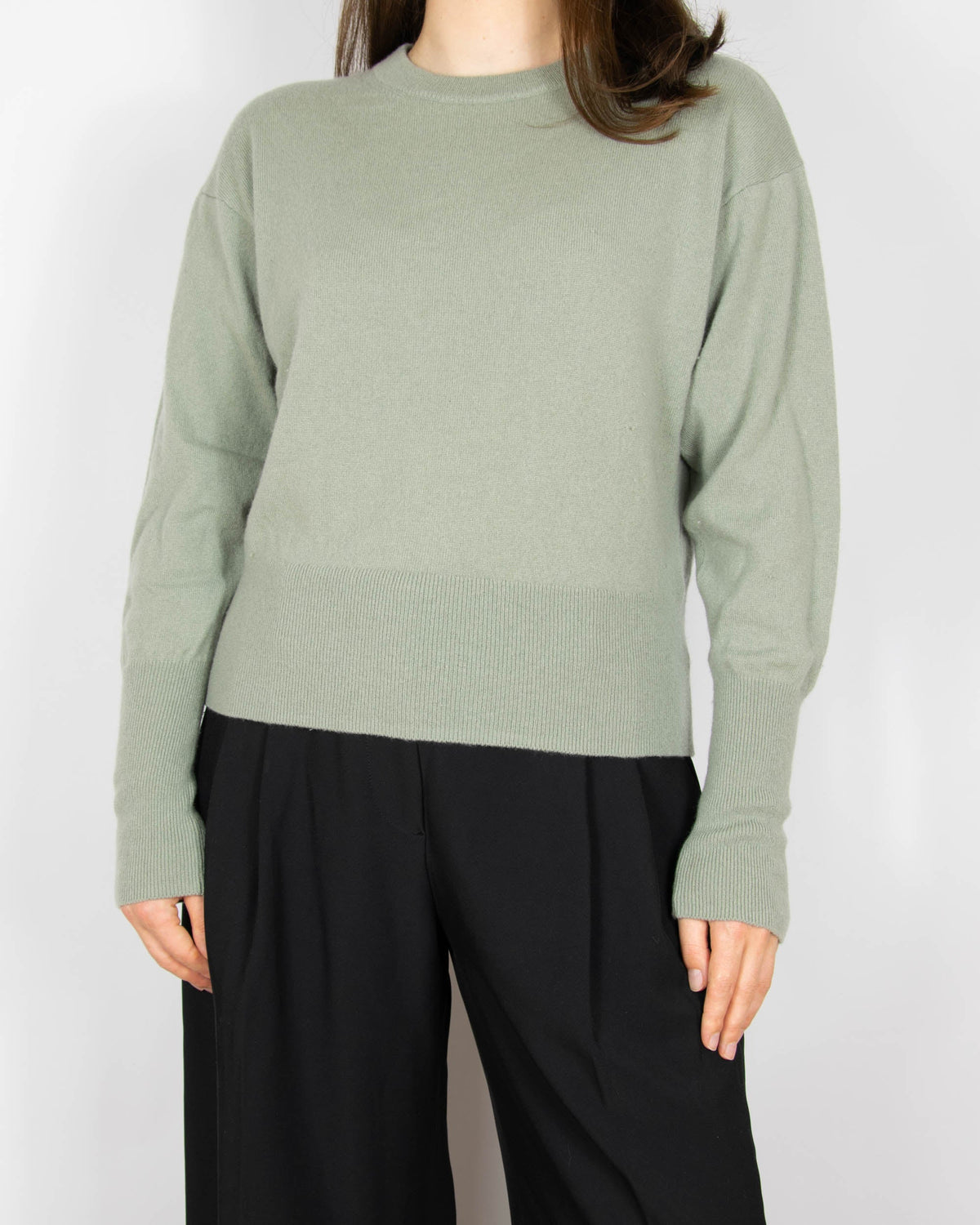 Mint green cashmere sweater by H&M Premium