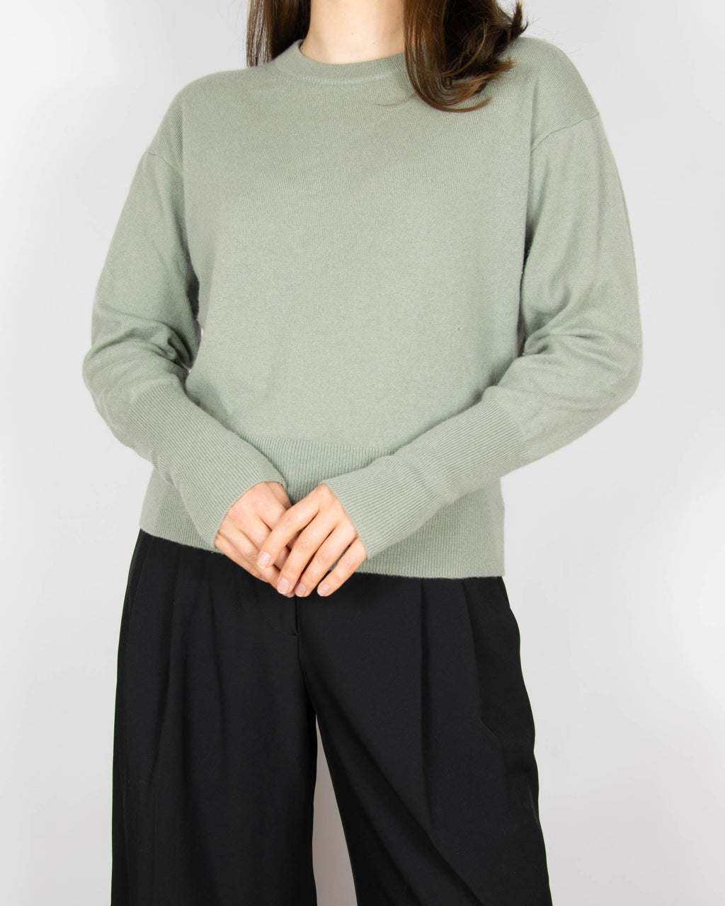 Mint green cashmere sweater by H&M Premium