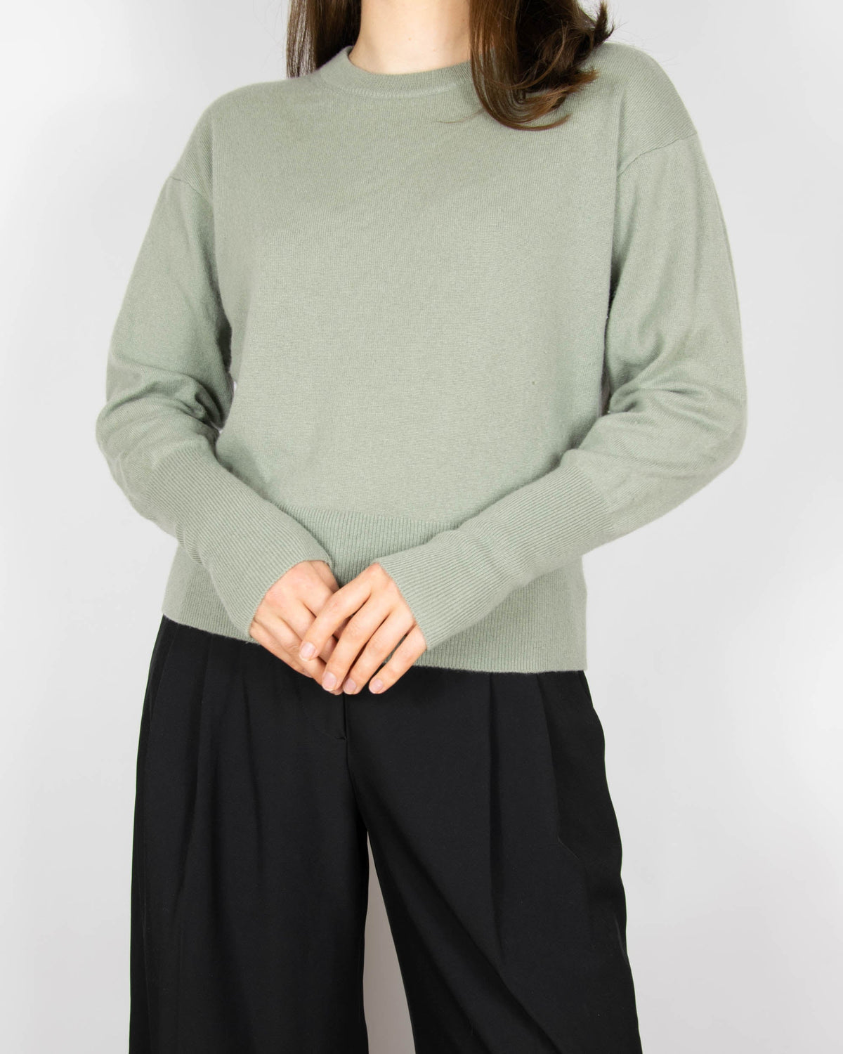 Mint green cashmere sweater by H&M Premium