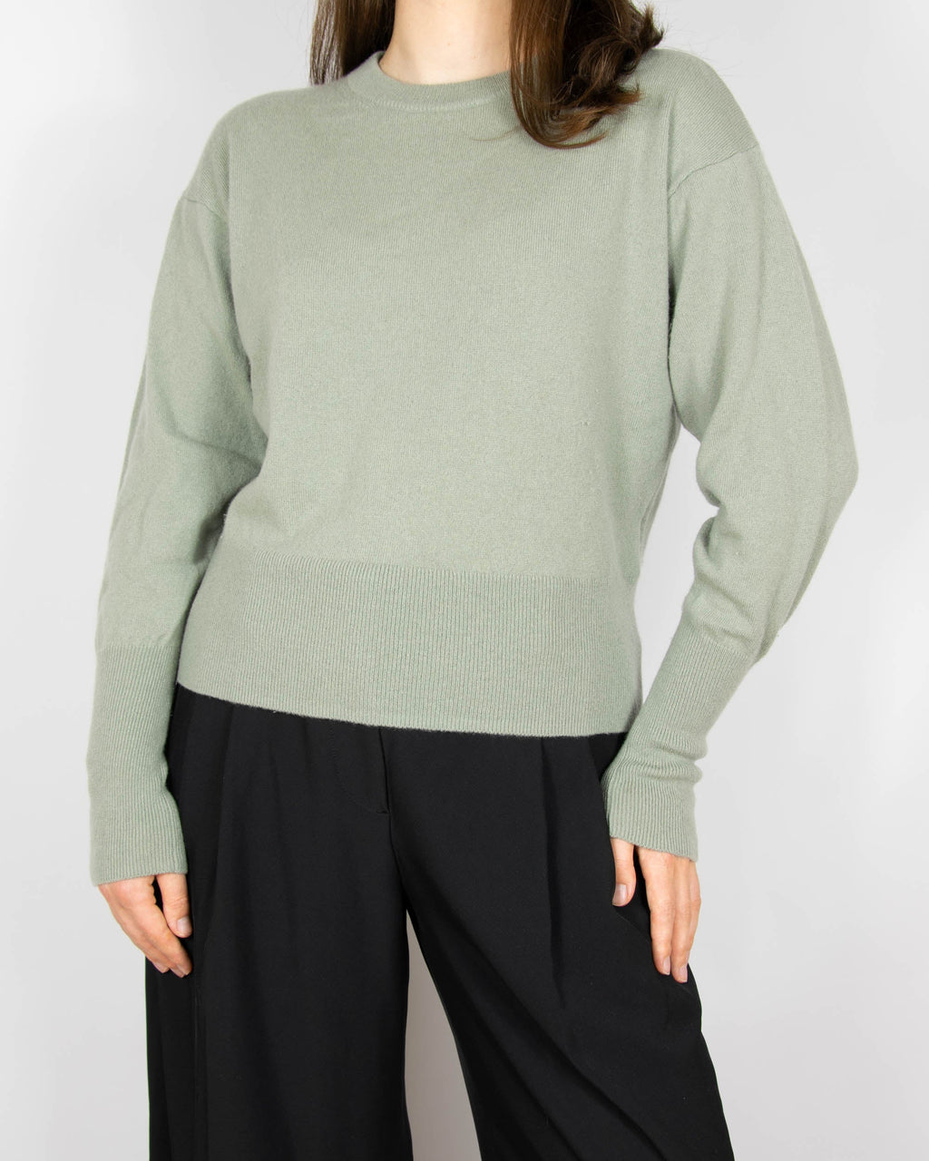 Mint green cashmere sweater by H&M Premium