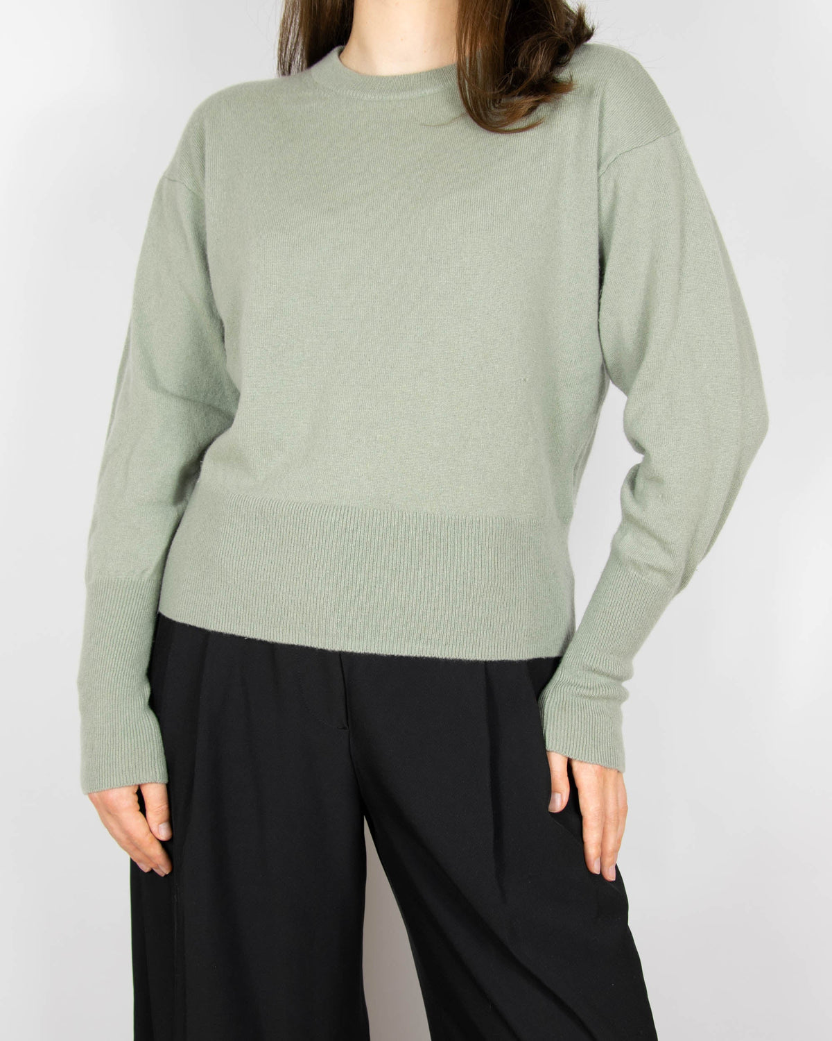 Mint green cashmere sweater by H&M Premium