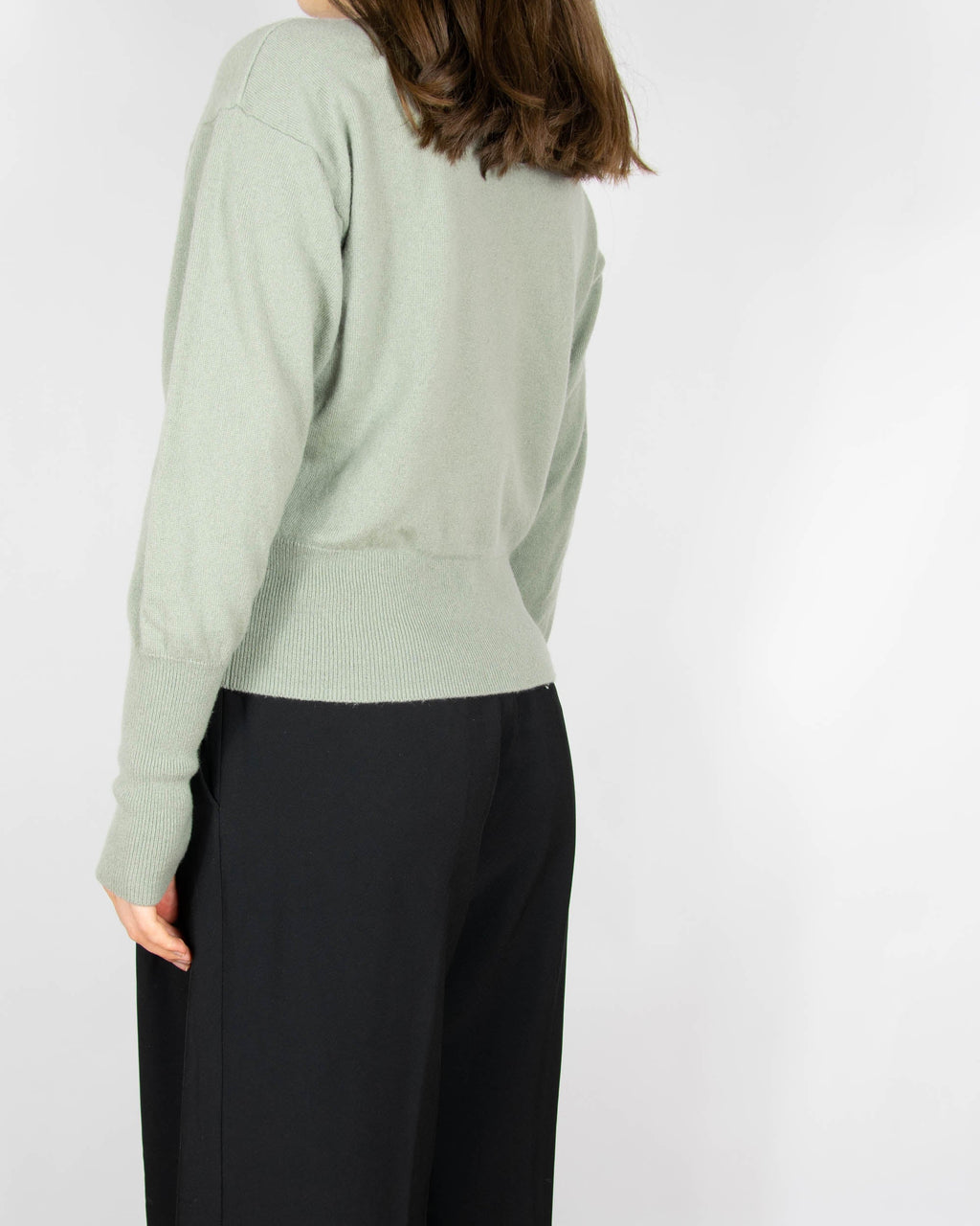 Mint green cashmere sweater by H&M Premium