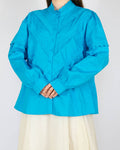 New blue cotton shirt by LT Clothing
